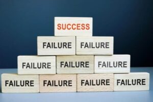 the power of failure and turning it into suiccess